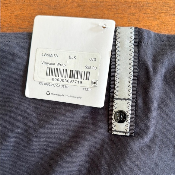 Lululemon Vinyasa wrap Dark Gray Zip-Up - Picture 10 of 10